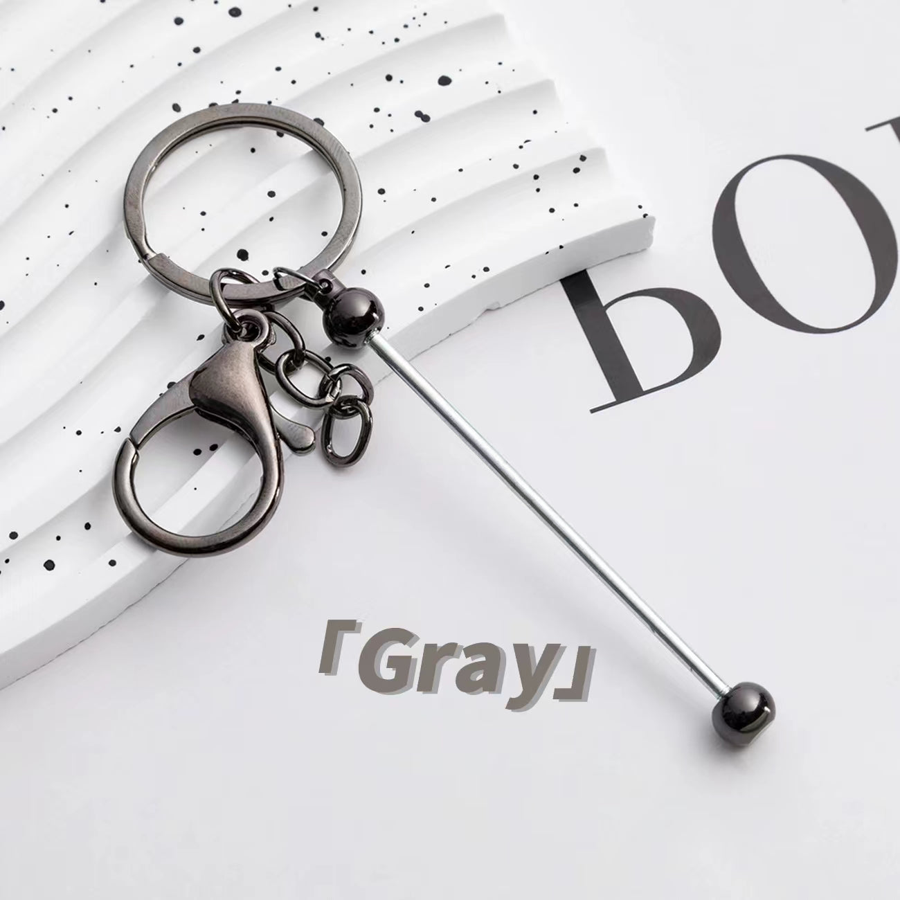 【key chain】Metal / silicone  keychain can get mix / single color