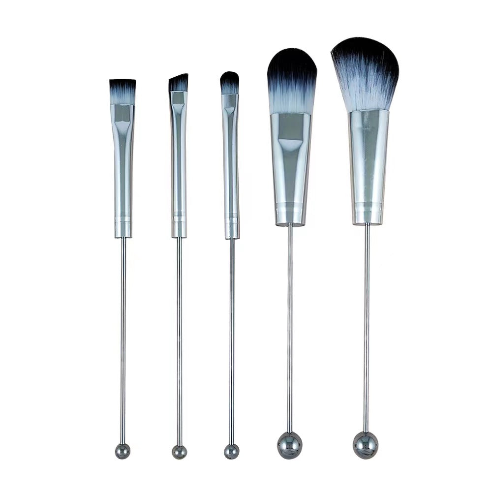 【Makeup brush】 Beadable makeup brush 5 in 1 set