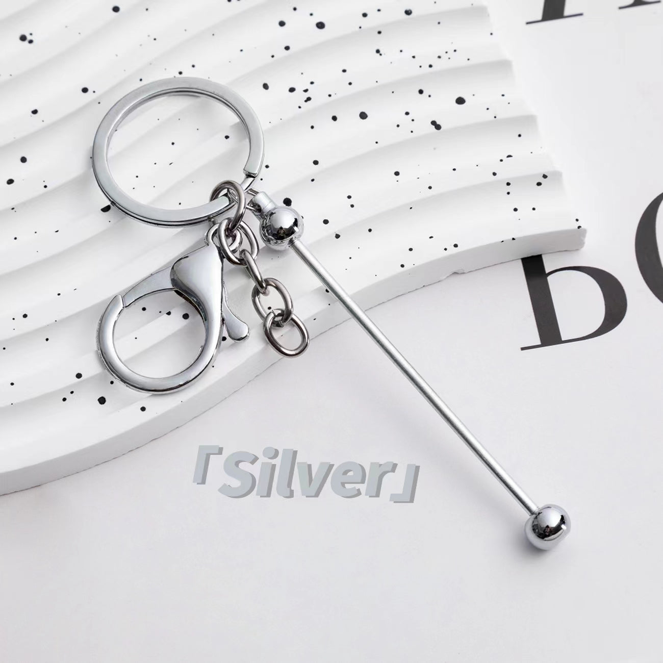 【key chain】Metal / silicone  keychain can get mix / single color