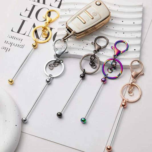 【key chain】Metal / silicone  keychain can get mix / single color