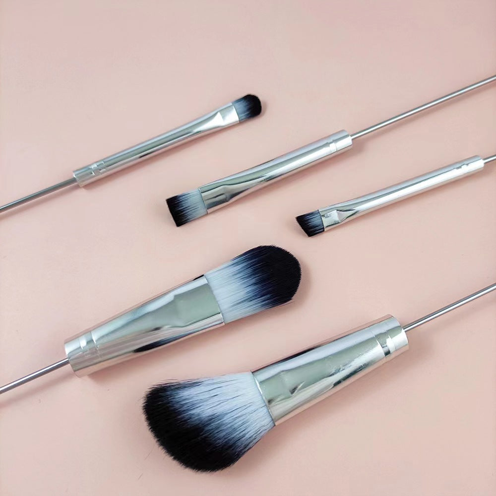 【Makeup brush】 Beadable makeup brush 5 in 1 set